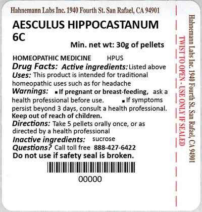 Aesculus Hippocastanum 6c 30g (Aesculus Hippocastanum 6c 30g)